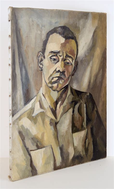 Joan Tidwell - Mid-Century Modern Man - Portrait in Oil on Canvas For Sale at 1stDibs | bessy ...