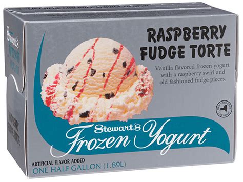 Raspberry Fudge Torte Frozen Yogurt Ice Cream Flavor | Stewart's Shops