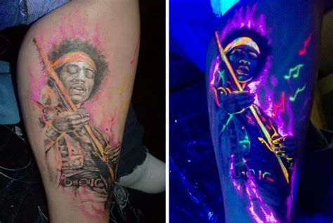 30 Glow-In-The-Dark Tattoos That’ll Make You Turn Out The Lights