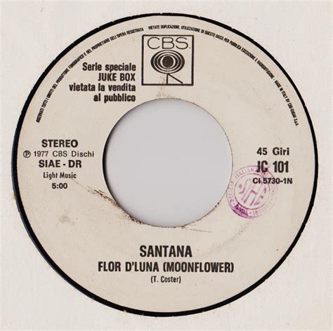 Santana - Flor D'Luna (Moonflower) (1977, Vinyl) | Discogs