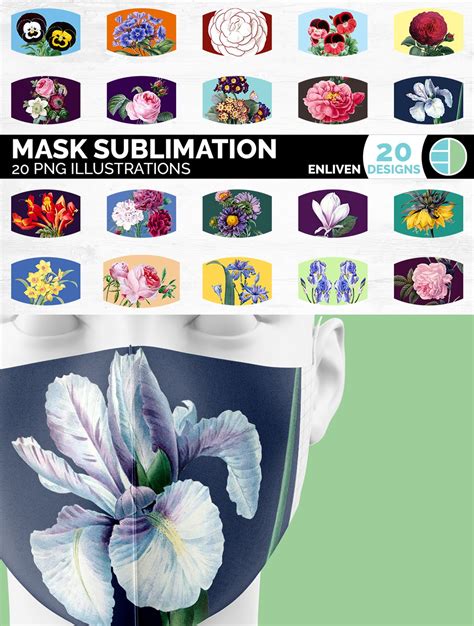 Face Mask Designs Sublimation (790326)