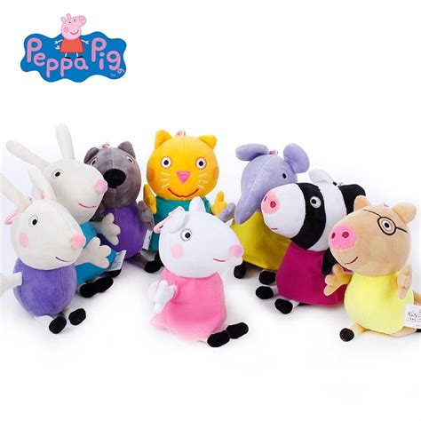 Original Peppa Pig Plush Toys Peppa George Family Stuffed Doll Peppa ...