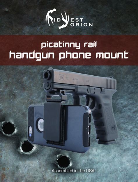 Handgun Smart Cell Phone Video Camera Mount - Record gun shots – Midwest Orion Hunting Supply