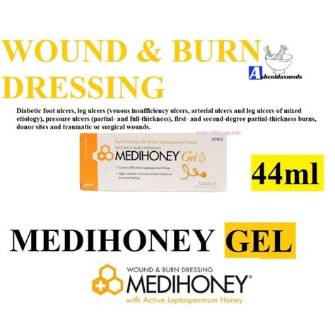 MEDIHONEY GEL 44ML (WOUND AND BURN DRESSING) - Farmasi Limbongan