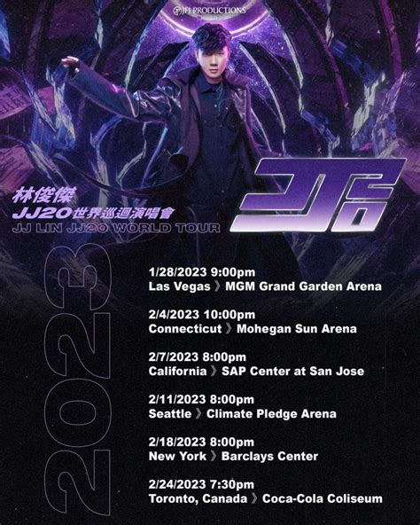 JJ Lin Announces 2023 World Tour Dates for North America – asia pacific ...