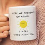 21 Funny Coffee Mugs To Make Your Mornings Easier - Let's Eat Cake