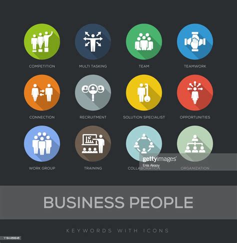 Business People Flat Design Icon Set High-Res Vector Graphic - Getty Images