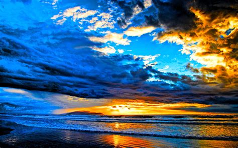 Blue Sunset Beach Wallpapers - Top Free Blue Sunset Beach Backgrounds - WallpaperAccess