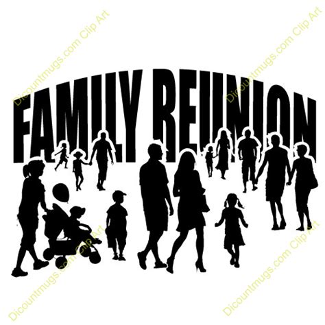 Family Reunion Clipart | African American Family Art