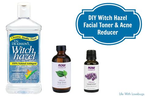 DIY Witch Hazel Facial Toner & Acne Reducer - Life With Lovebugs