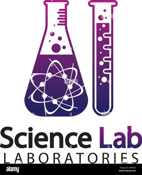 Science lab logo hi-res stock photography and images - Alamy