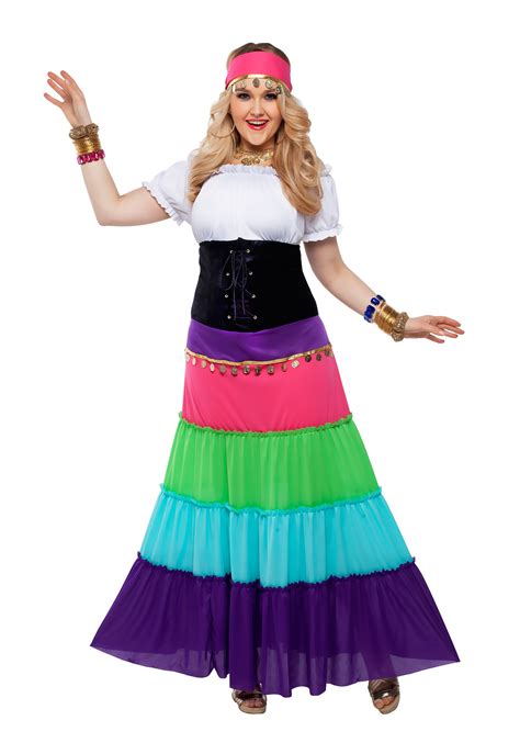 Plus Size Renaissance Gypsy Womens Costume