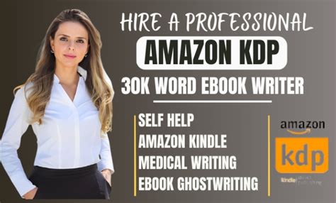 Be your 30k ebook writer, medical ebook writing, amazon kindle, self ...