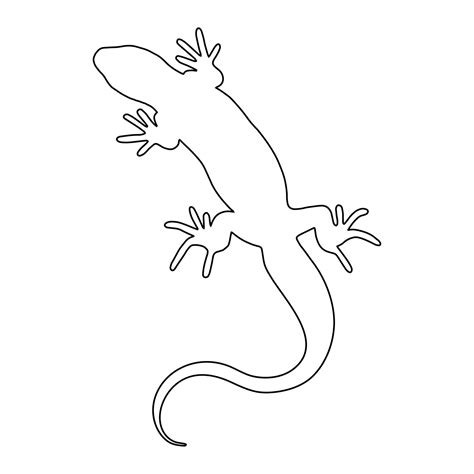 Lizard Outline