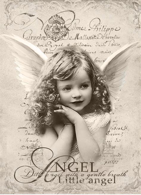 New Vintage Angel Digital collage P1022 free for personal use ...