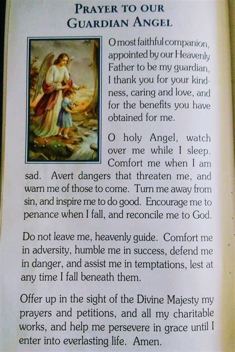 Guardian Angel Prayer For Protection