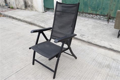 Recliner Outdoor Chair Pool Side Chair Foldbale, Furniture & Home Living, Outdoor Furniture on ...