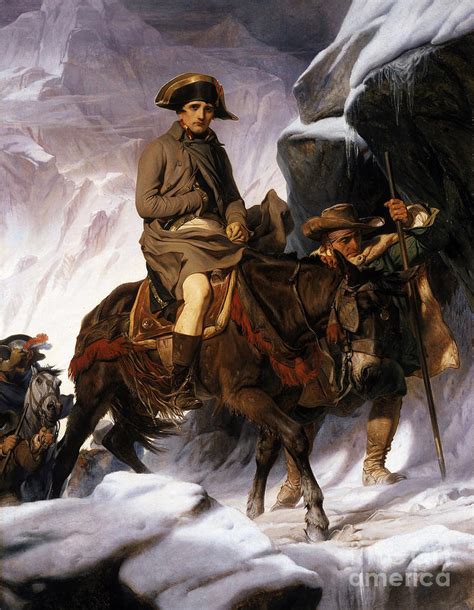 Napoleon Crossing the Alps Painting by Celestial Images | Fine Art America