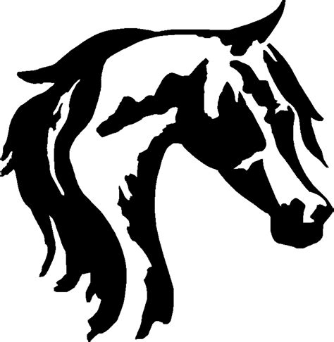 Free Horse Head Silhouette, Download Free Horse Head Silhouette png ...