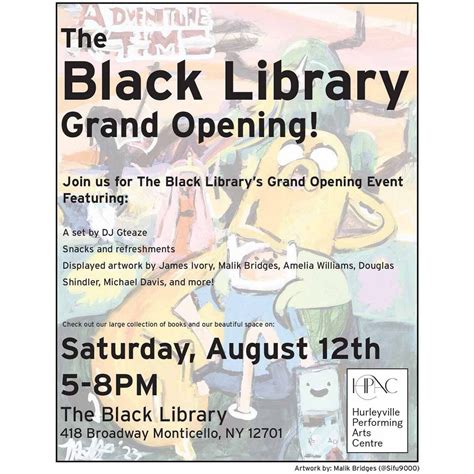 Grand Opening @ Black Library | The River Reporter