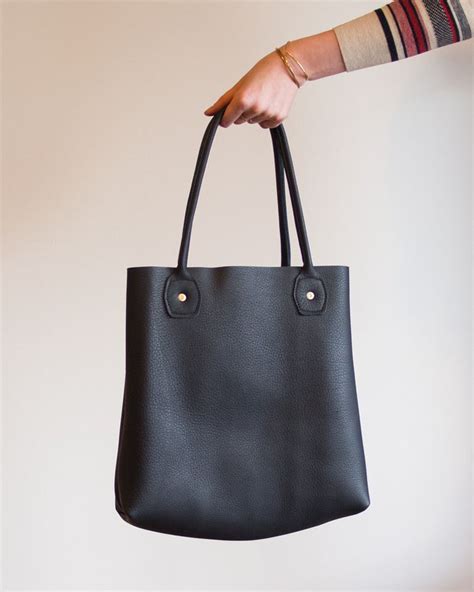 Timeless And Classic, These Black Leather Totes Are Perfect For Everyday