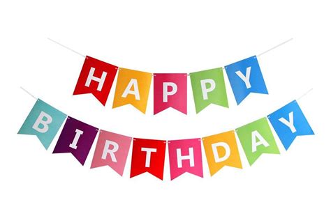 Fecedy Colorful Happy Birthday Banner Bunting | Happy birthday banners, Happy birthday lettering ...