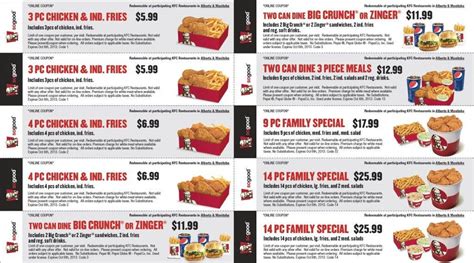 KFC Coupons & Deals Canada 🔥 September 2023 | Kfc coupons, Free ...