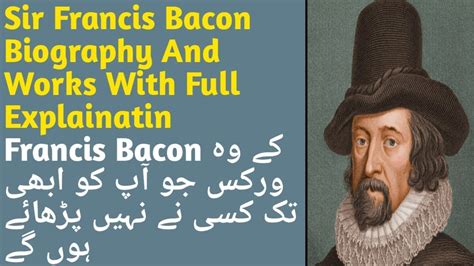 Sir Francis Bacon biography with works and legacy in detail |Literaturer... | Francis bacon ...