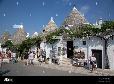 Alberobello is an unusual and picturesque town in southern Italy Stock Photo - Alamy