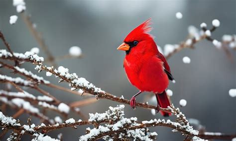 Winter Cardinal Wallpaper