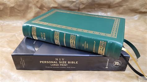 NIV Personal Size Bible Large Print Premier Collection Bible Review ...