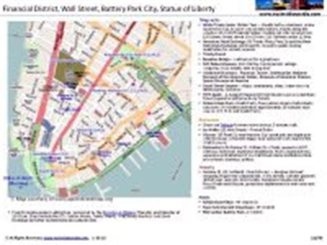 Financial District NY Free Map Guide | Hotels, Restaurants, Things to Do