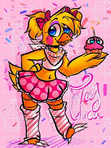 Fnaf 2 Toy Chica Fan Art