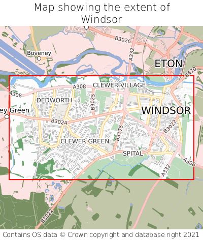 Windsor Road Map Satelite View