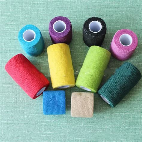 Disposable Self Adhesive Elastic Bandage For Non woven Fabrics Tattoo Self adhesive Bandage ...