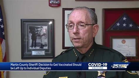 Martin County: Sheriff won't force deputies to get COVID-19 vaccine