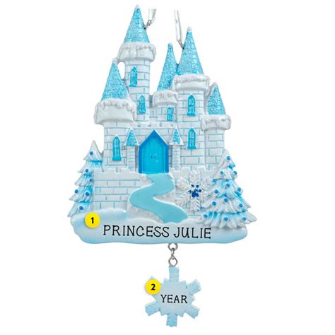 Winter Princess Castle Ornament | Callisters Christmas