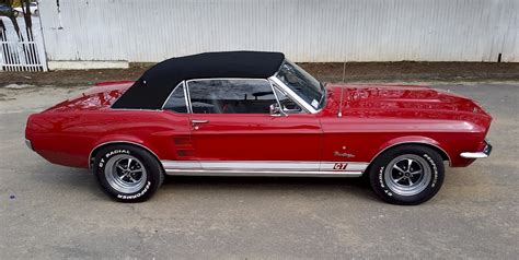 Candy Apple Red 1967 Ford Mustang GT Convertible - MustangAttitude.com ...