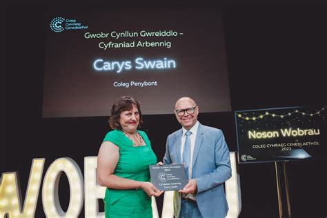 Head of Welsh recognised for Special Contribution at Coleg Cymraeg ...