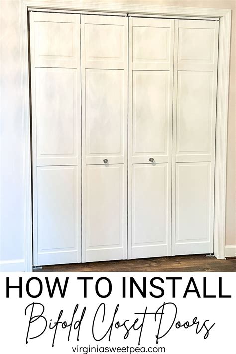 How to Install Bifold Closet Doors - Sweet Pea