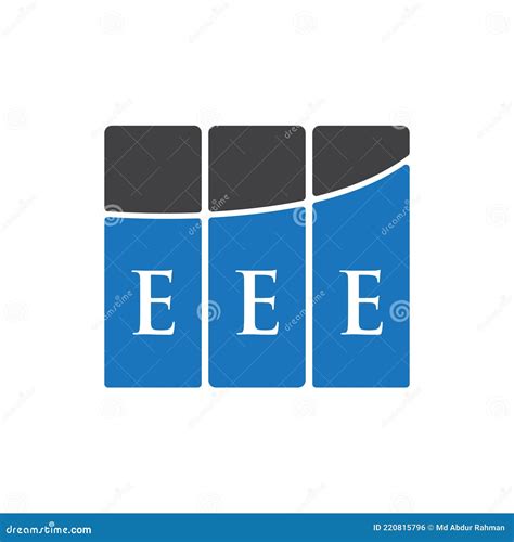 EEE Letter Logo Design On Black Background.EEE Creative Initials Letter ...