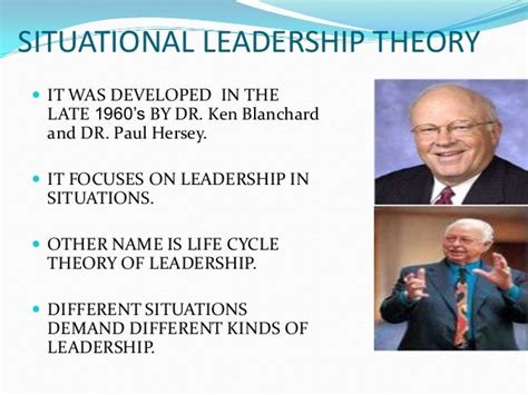 Situational leadership theory