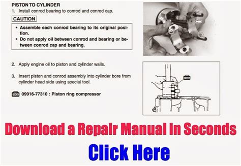 DOWNLOAD Suzuki ATV Repair Manuals: DOWNLOAD 1985-2012 Suzuki ATV Service & Repair Manuals