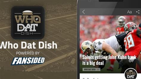 New Orleans Saints: Who Dat Dish Launches App For iOS and Android