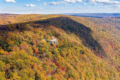 Fall Colors At Coopers Rock State Park Overlooking The Cheat River In ...