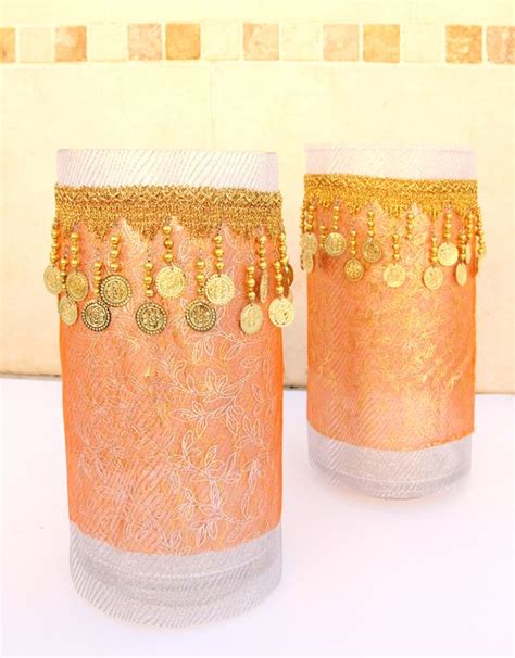 Moroccan Style Candle Vase Centerpiece - creative jewish mom