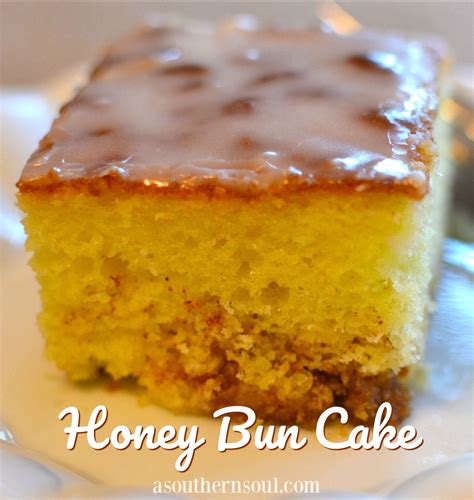 Honey Bun Cake - A Southern Soul