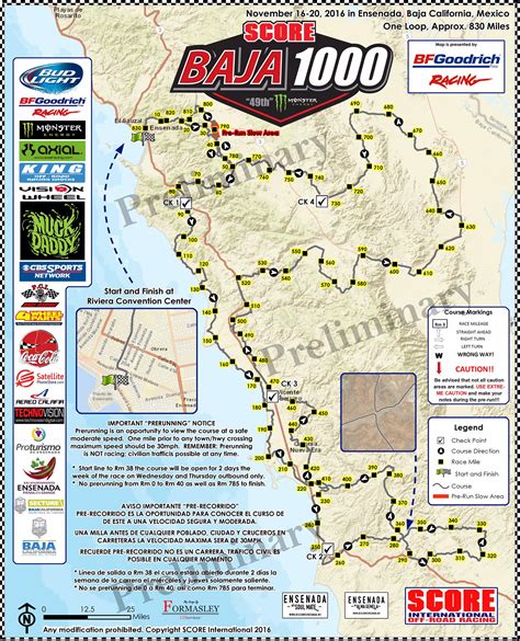 Course map unveiled for 49th annual SCORE Baja 1000 at colorful SCORE Baja 1000 exhibit at Off ...