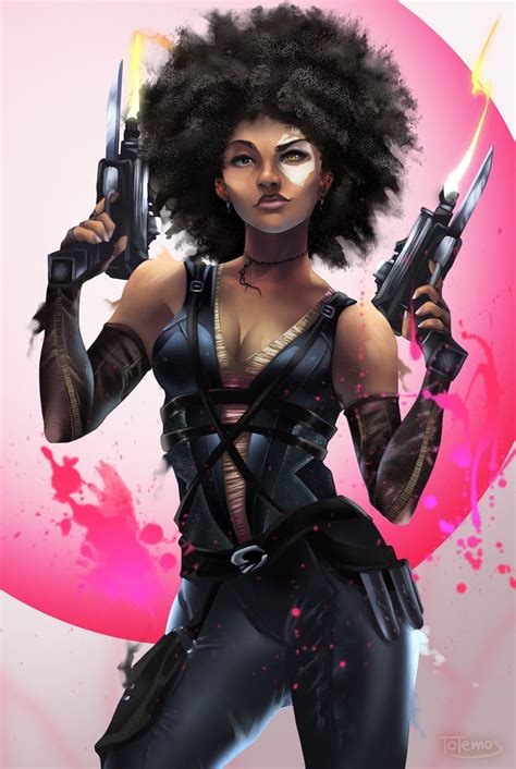 Pin by Blue Collar Stride on Comic Art | Domino marvel, Black comics, Marvel comic universe