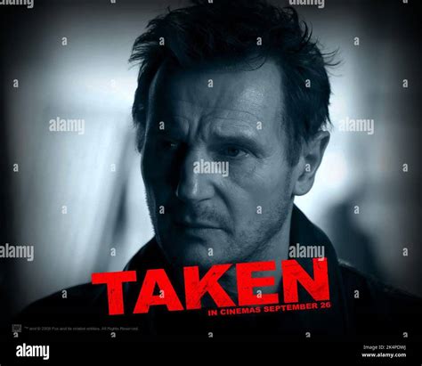 LIAM NEESON POSTER, TAKEN, 2008 Stock Photo - Alamy